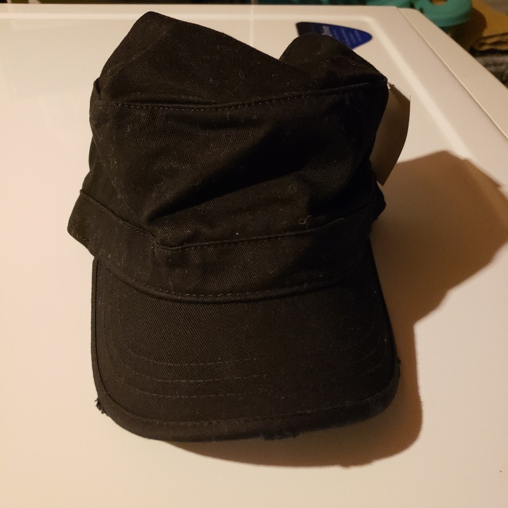 Black Men's Cadet Hat